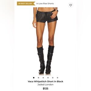 Revolve Leather Shorts